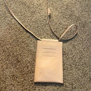 Free People, Leather phone holder Crossbody